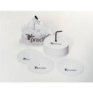 Precision Medium Round Rubber Marker Discs White (Set of 20)