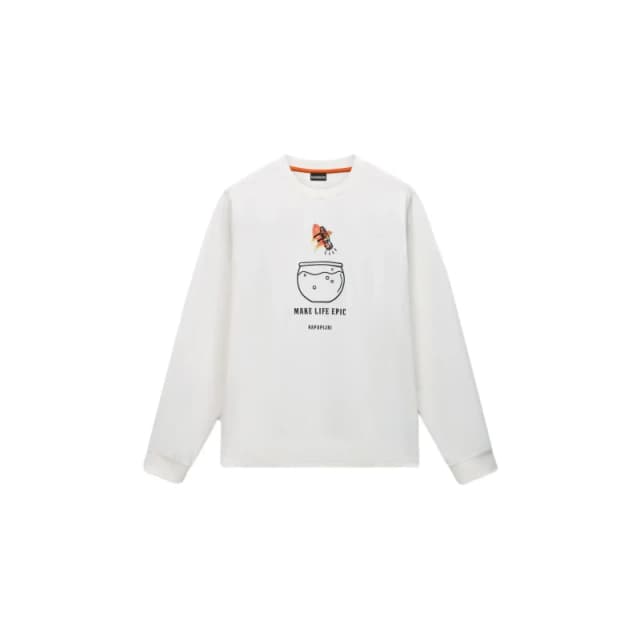 Sweatshirt Napapijri Sol Blanc Male M