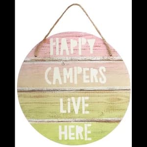 Happy Camper Hanging Sign