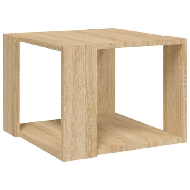 VIDAXL Coffee Table Sonoma Oak 40x40x30cm Engineered Wood Vidaxl 8720286542354