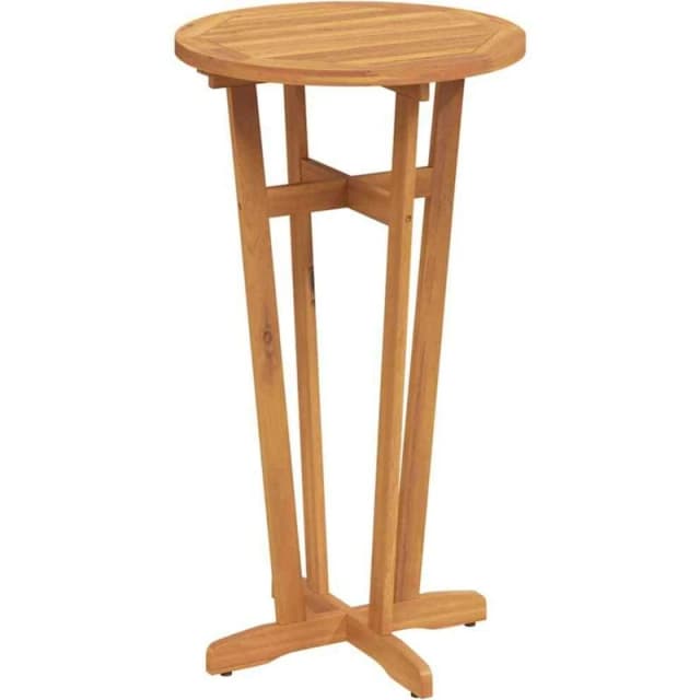 VIDAXL Garden Bar Table Ø60x105cm Solid Wood Acacia Vidaxl 8720845693077