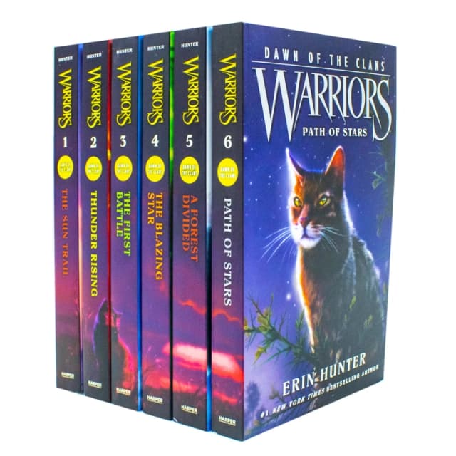 Warriors Cats Dawn of The Clans Prequel Book 1-6 Collection Set By Erin Hunter Series 5 Erin Hunter Books