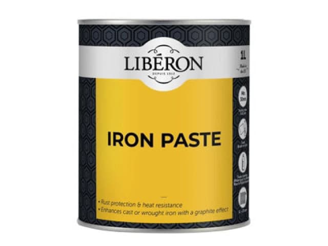Liberon 'Iron Paste' 1 litre Black unisex
