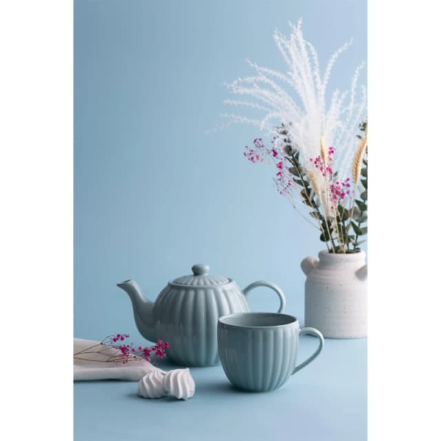 PRICE & KENSINGTON Set of 2 Luxe Oversized Mugs duck egg blue ONE SIZE