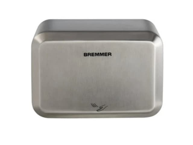 Bremmer Nano Blade Compact Hand Dryer Brushed Steel