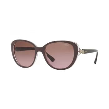 Vogue VO5092SB Sunglasses Dark Violet/Serigraphy 246514 53mm