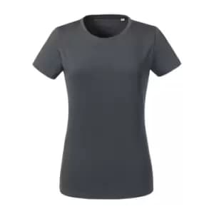 Russell Womens/Ladies Heavyweight Short-Sleeved T-Shirt (L) (Aluminium Grey)