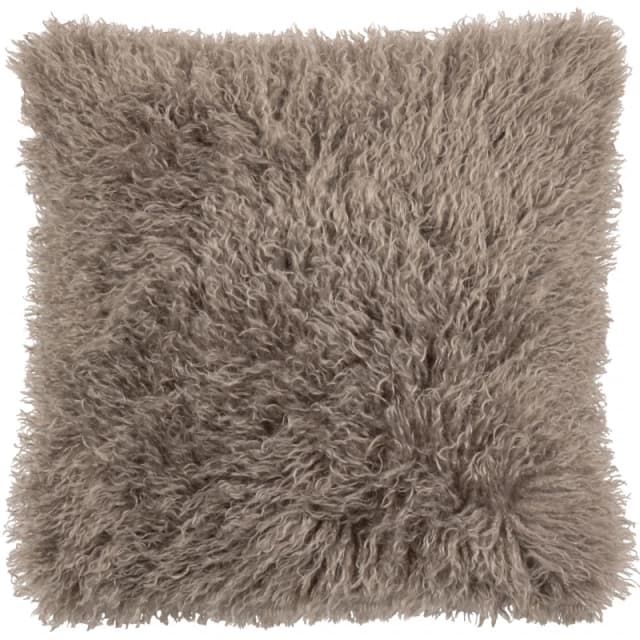 Furn Furn Rowan Faux Fur Cushion in Brown Size: 50cm x 50cm Brown 50cm x 50cm Unisex 5025532356284