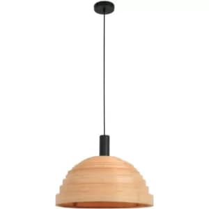 Sienna Veneer Dome Pendant Ceiling Lights Wood Grain