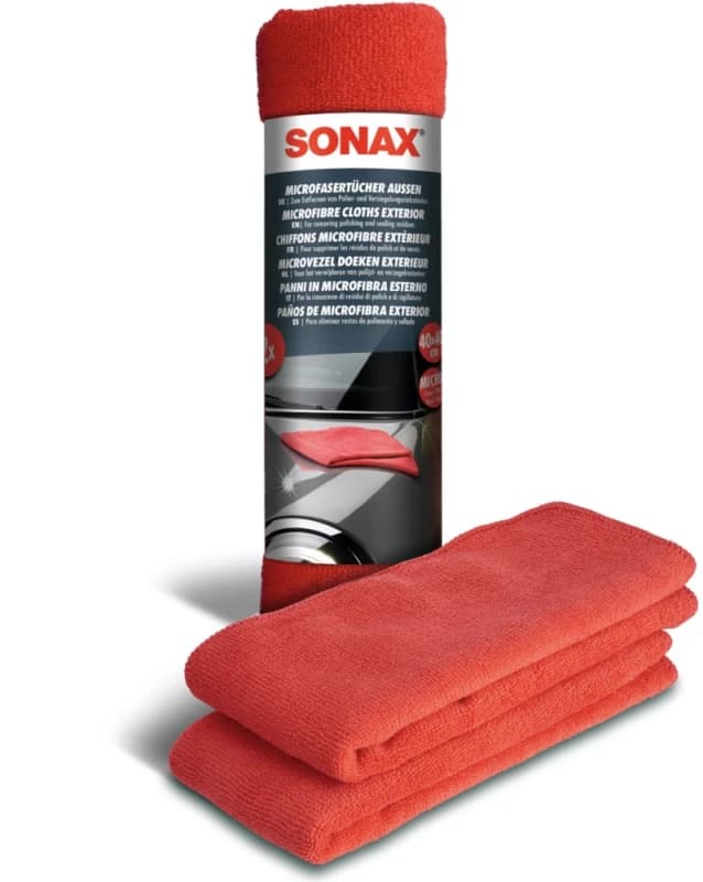 SONAX 04162410 Polishing Cloth Microfibre, Cleanstar -EVOLUTION- Microfibre Polishing Cloth (7511)