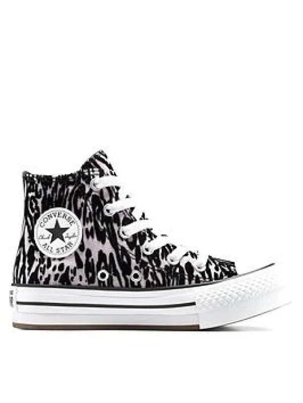 Converse Kids All Star EVA Lift Animal Graphic Trainers grey/black Baby 27 (9 to 9.5);28 (10);29 (11);30 (11.5);31 (12.5 to 13);32 (13.5);33 (1);34 (2