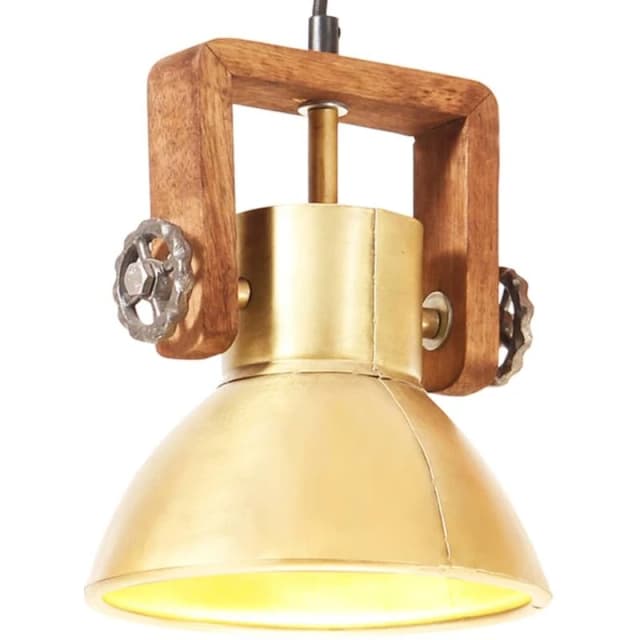VIDAXL Vidaxl - Industrial Hanging Lamp 25 w Brass Round 19cm E27 8720286024188