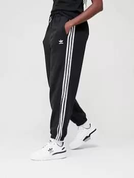 adidas Originals Relaxed Track Pants - Black, Size 8, Women