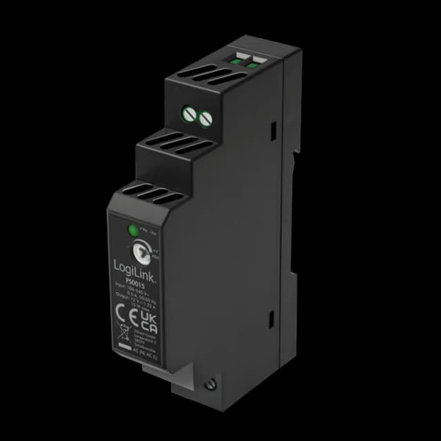 LogiLink DIN Rail Power Supply 15 W / 12 V