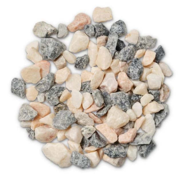 Buttercup Farm 16-32mm White/coral Pebbles - Premium Aggregate Bulk Bag - 850 kilos Multicolor Unisex One Size