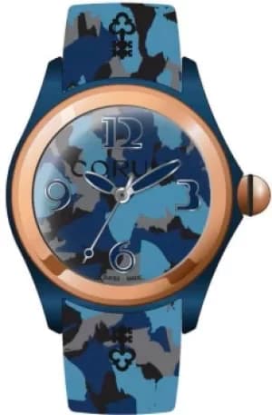 Corum Watch Bubble 52 Camouflage Blue