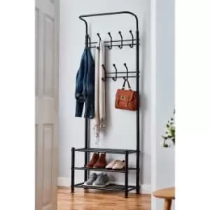 Multi Purpose Coat Stand with Shoe Rack