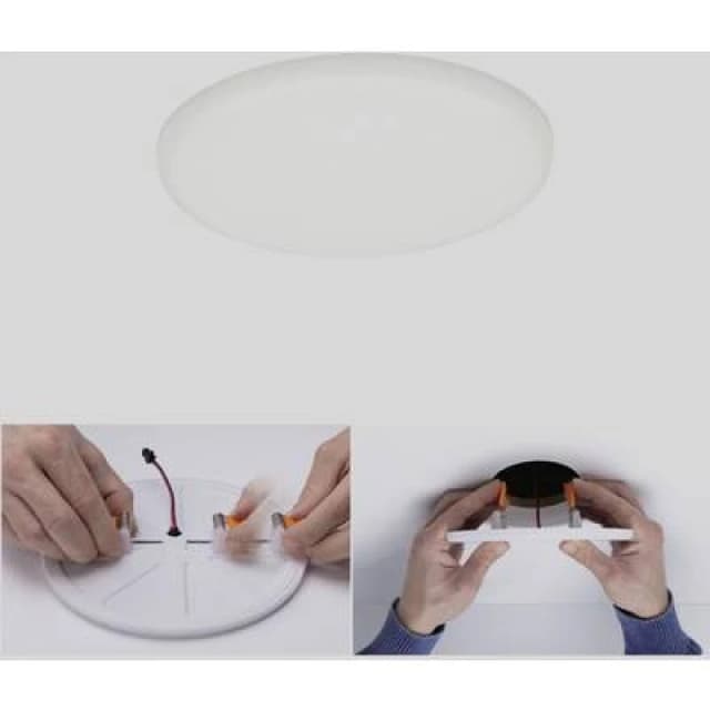 Paulmann Paulmann 92391 EB Panel Veluna VariFit LED recessed light LED (monochrome) 10 W Satin 92391