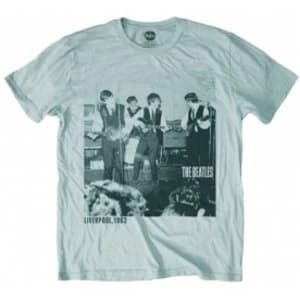 Beatles Cavern 1962 Silver Mens T Shirt: Large