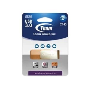 Team C143 128GB USB 3.0 Silver/Bronze USB Flash Drive