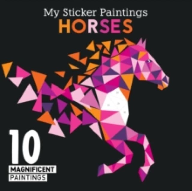 Clorophyl Editions My Sticker Paintings: Horses Book Multi unisex