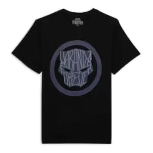 Wakanda Forever Emblem Mens T-Shirt - Black - XXL