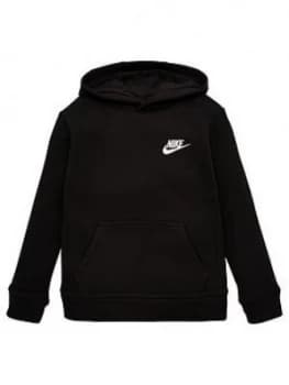 Nike Sportswear Younger Childs Club Overhead Hoodie - Black