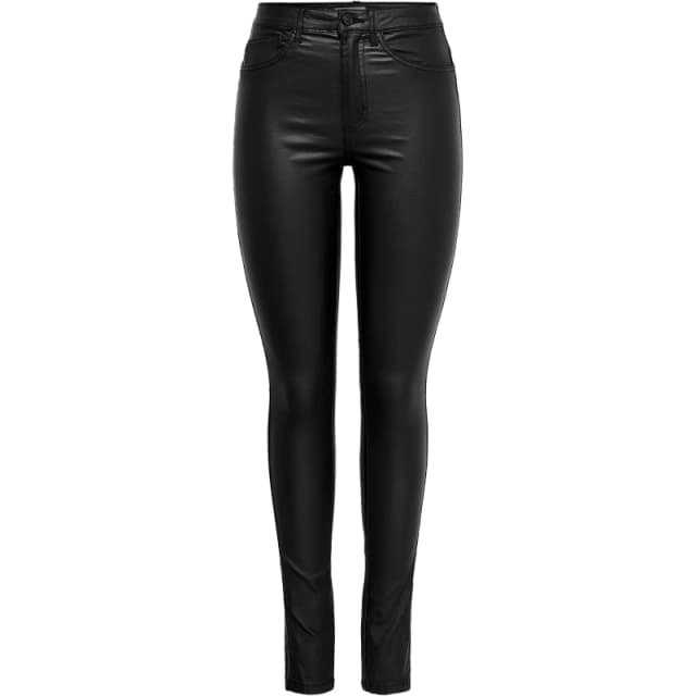 Only PU Coated Trousers Ladies Black female L