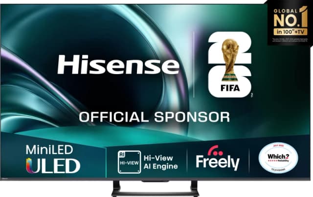 Hisense 50U7QTUK U7QTUK 50" 4K Ultra HD MiniLED 144Hz Freely Hisense 50U7QTUK