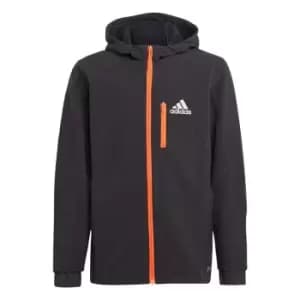 adidas COLD. RDY Active Jacket Kids - Black / Semi Impact Orange