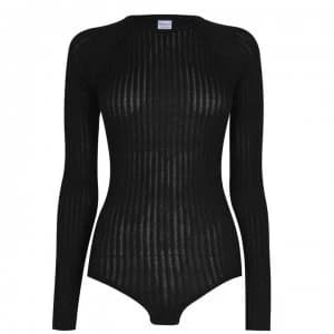 Calvin Klein Cozy Lounge Bodysuit - Black UB1