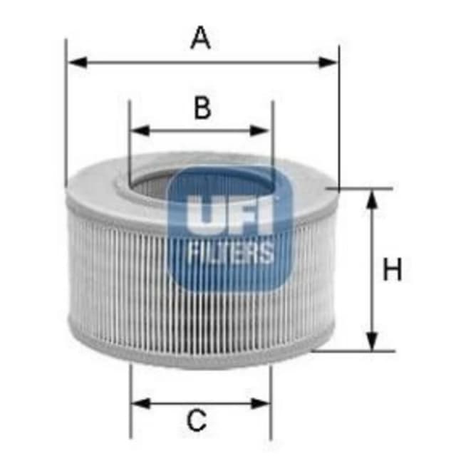 UFI 53.014.00 Pollen filter Particulate Filter 413 146 25 VAUXHALL: Vectra Mk1 Estate, Vectra Mk1 CC, OPEL: Vectra B Estate, Vectra B CC Filter, inte