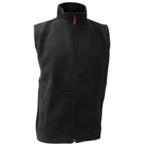 Result Mens Active Anti Pilling Fleece Bodywarmer Jacket (M) (Black)