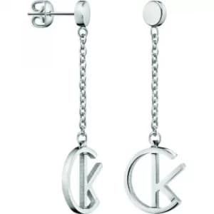 Ladies Calvin Klein Stainless Steel League Earrings