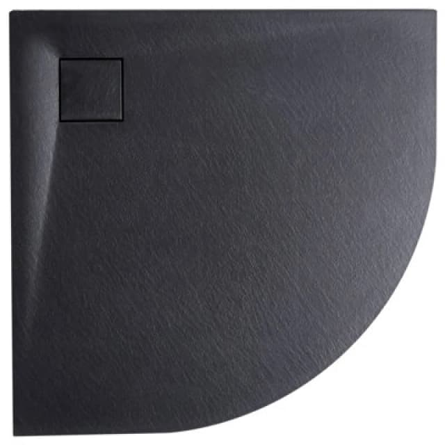 Beliani Shower Tray Paron 900 X 900 X 30 mm Black