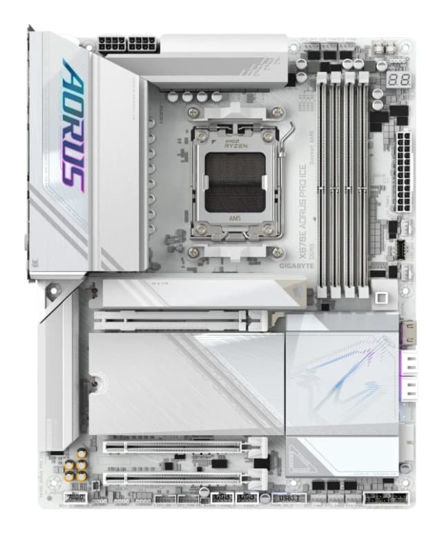 Gigabyte X870E AORUS PRO ICE ATX Motherboard for AMD AM5 CPUs