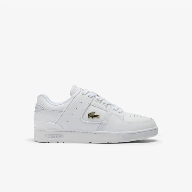 Lacoste Court Cage Trainers White Gold female UK 4