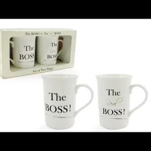 The Boss Mugs Set 2 By Lesser & Pavey