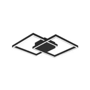 Larissa Lighting - Larissa Kalo LED Ceiling Light 25W 3000K Aluminum Sandy Black