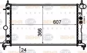 x1 Behr Heat Exchanger 8MK376718-711 Genuine replacement part for Car Made in CN