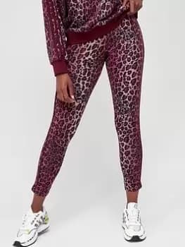 adidas Originals Animal 7/8 Leggings - Maroon, Maroon, Size 6, Women