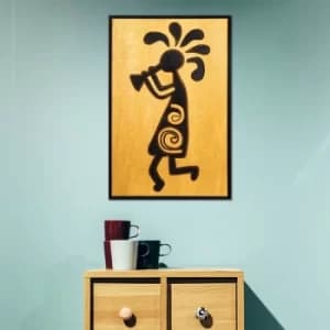 Tenori Multicolor Decorative Wooden Wall Accessory