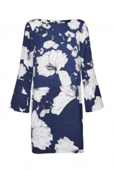 Great Plains Tropical Fauna Dress Blue