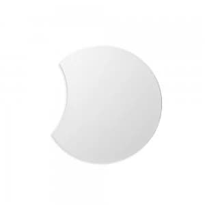 Flush Wall Lamp 25cm Round, 480lm, 8W LED 3000K Matt White, Acrylic