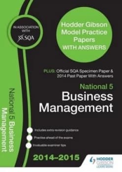 National 5 Business Management by Scottish Qualifications Authority Paperback