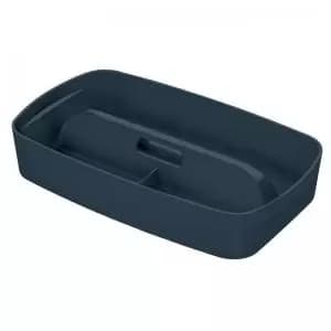 Leitz Cosy Glass Desk Notepad, W 307 x H 56 x D 181 mm, Velvet Grey