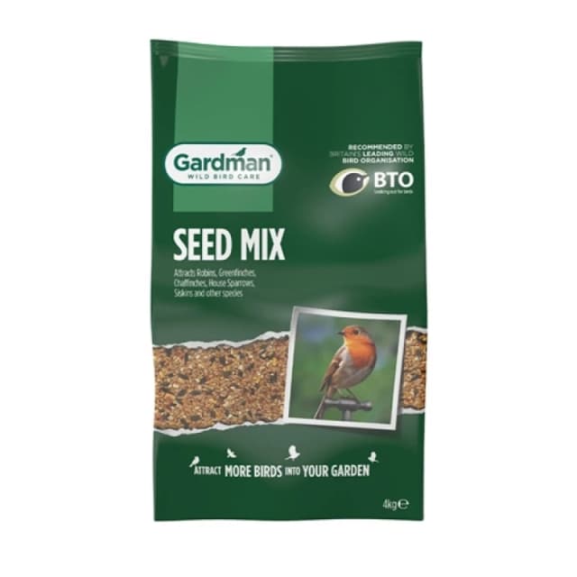 Gardman Wild Bird Seed Mix 4kg Natural unisex