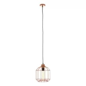 Interiors by PH Beacan Wire Pendant Light, Copper