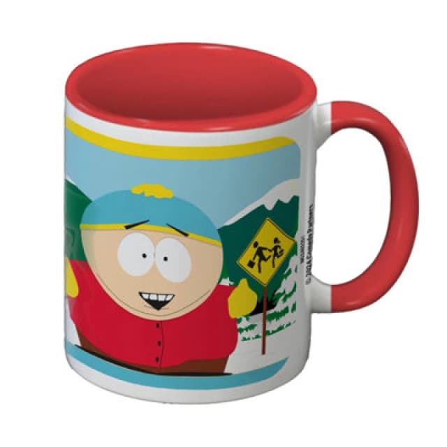 South Park South Park Two Tone Eric Cartman Mug in Light Blue Light Blue One Size Unisex 5063806950851