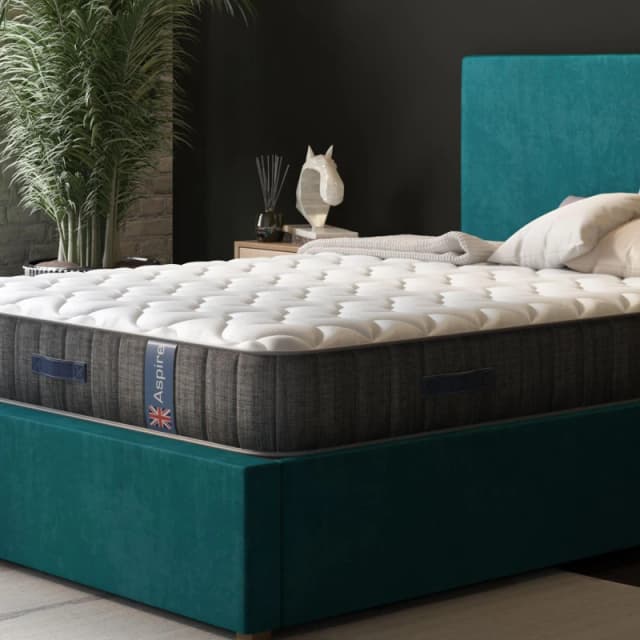 Aspire Aspire Medium Comfort Hybrid Pocket Mattress in White Size: Small Single White Small Single Unisex 5057632299352